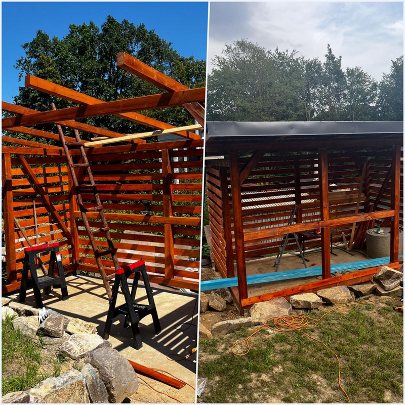 Úprava záhrad a vonkajších priestorov Pred/Po